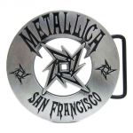 belt buckle, Metallica 