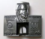 belt buckle,Dollar lighter Biker Motorcycle