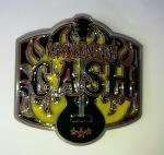 belt buckle,Johnny Cash Flaming Guitar