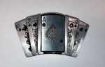 belt buckle,Playing card lighter Biker Motorcycle