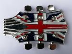 belt buckle,UK Flag Guitar Head 