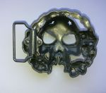 belt buckle,Skull Biker, 666