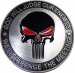 The Punisher belt buckle 