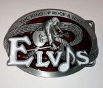 Elvis The King of Rock & Roll Metal belt buckle 