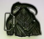 belt buckle, Reaper Skull Evil Punisher Skeleton